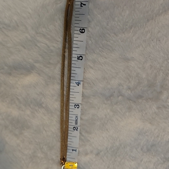 Avon Gold and Green Choker - Picture 4 of 6